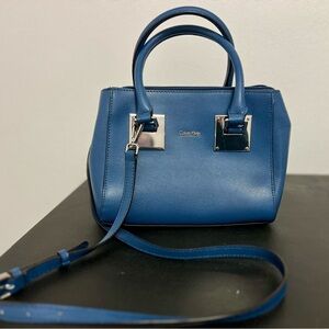 Calvin Klein Royal Blue Satchel